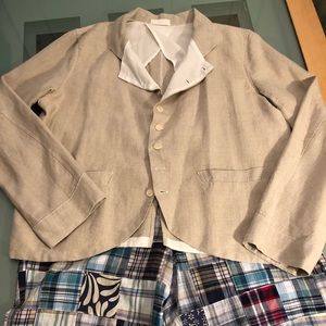 Wheat colored, short waist, CP Shades jacket, XL